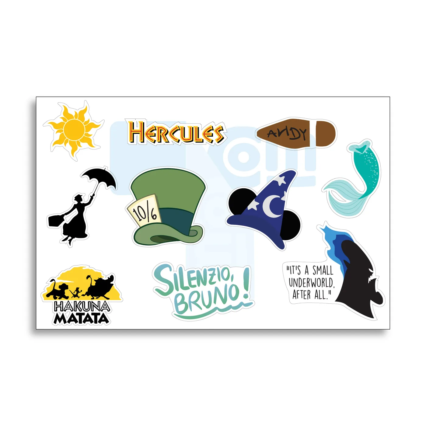 Pack de stickers Pack Stickers Disney 3