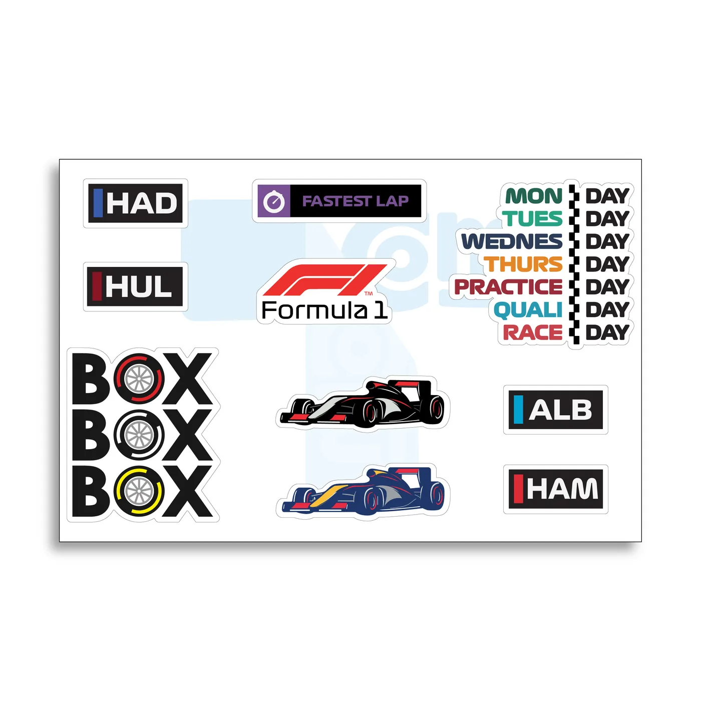 Pack de stickers Pack Stickers F1 7