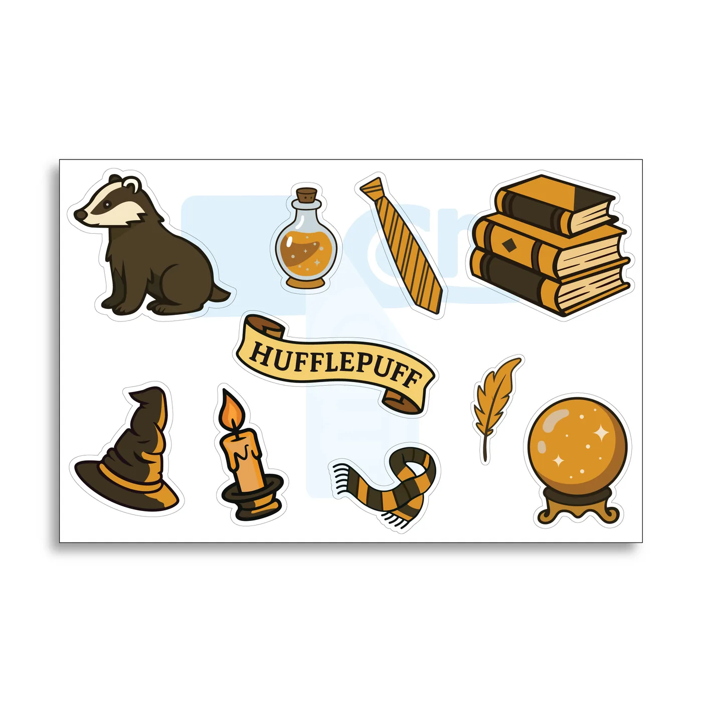 Pack de stickers Pack Stickers Hufflepuff