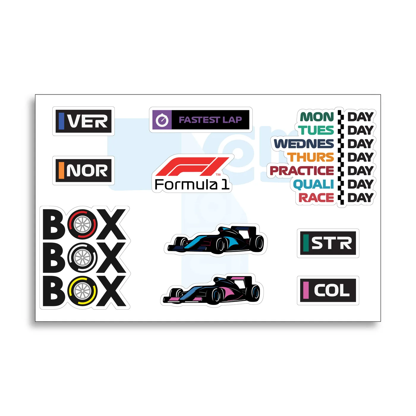 Pack de stickers Pack Stickers F1 6
