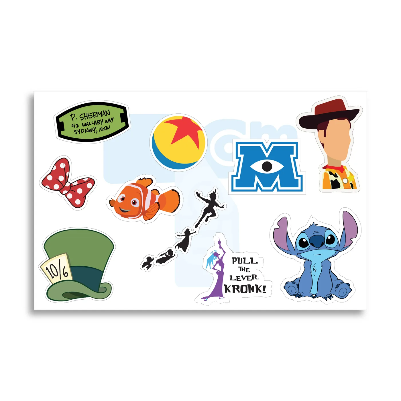 Pack de stickers Pack Stickers Disney 4