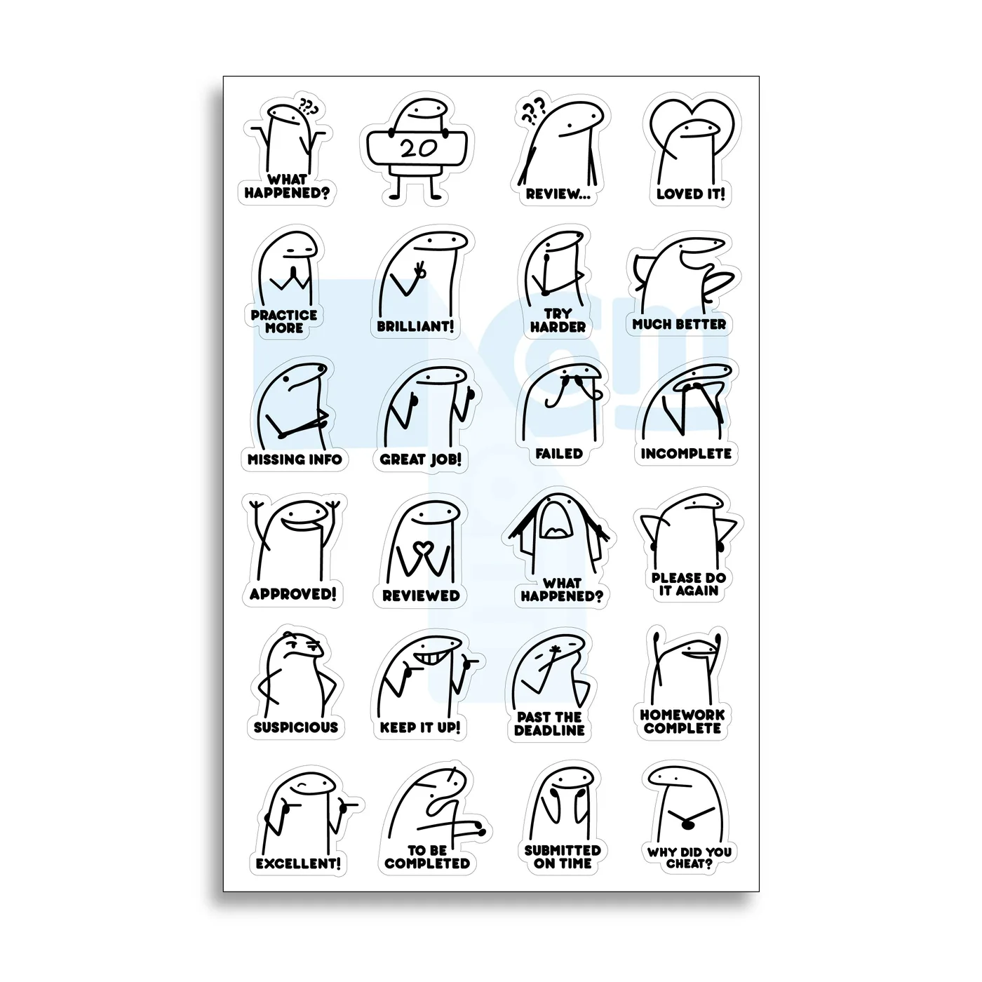 Pack de stickers Pack Stickers Flork 3