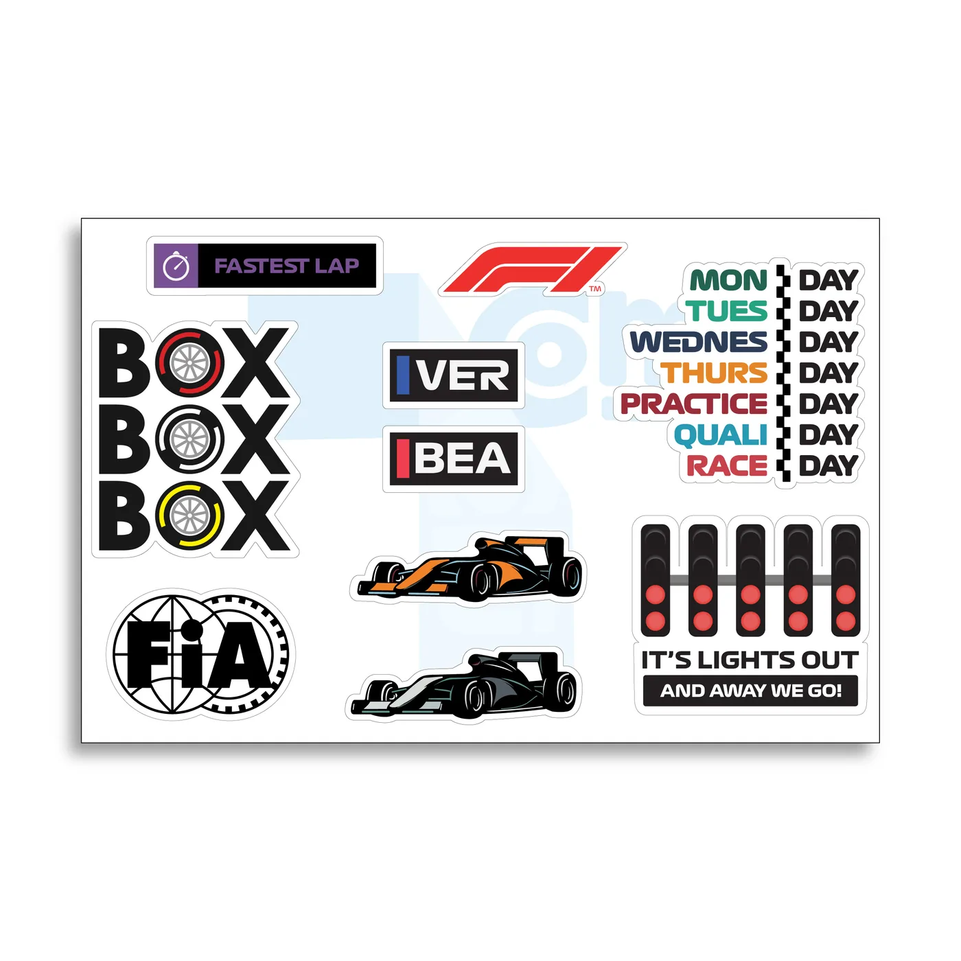 Pack de stickers Pack Stickers F1 3