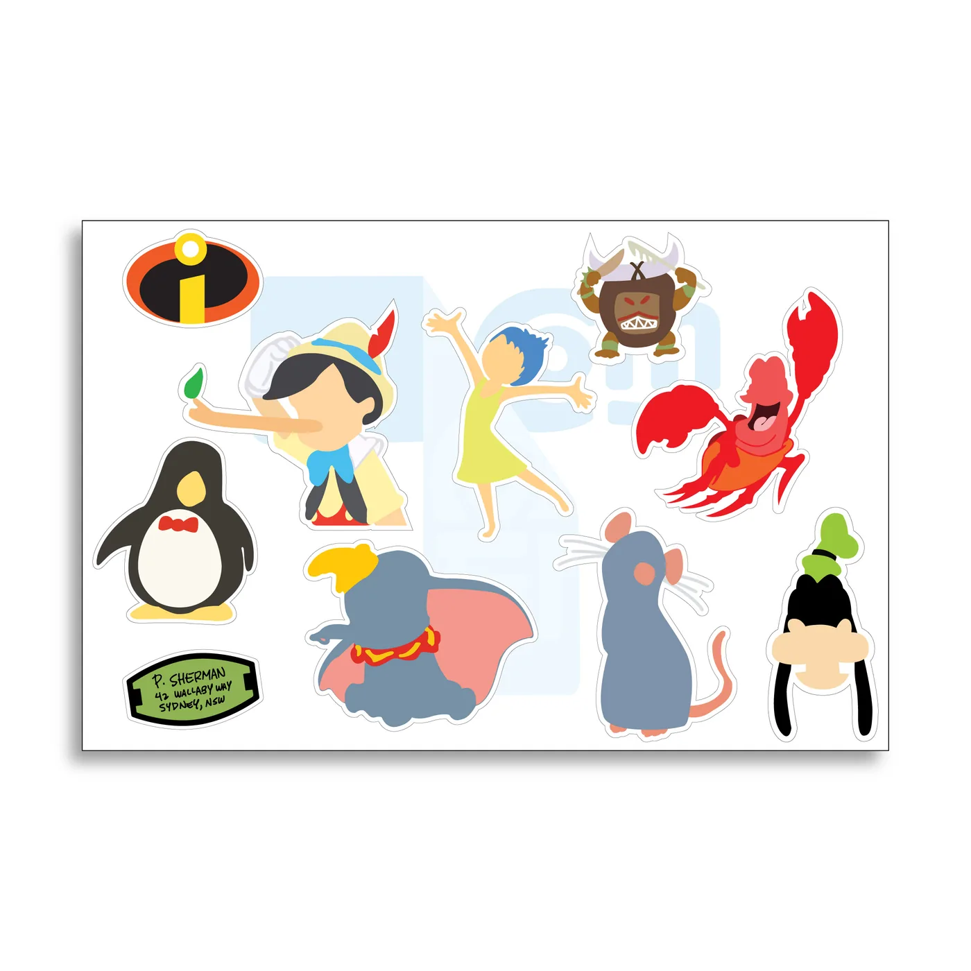 Pack de stickers Pack Stickers Disney 1