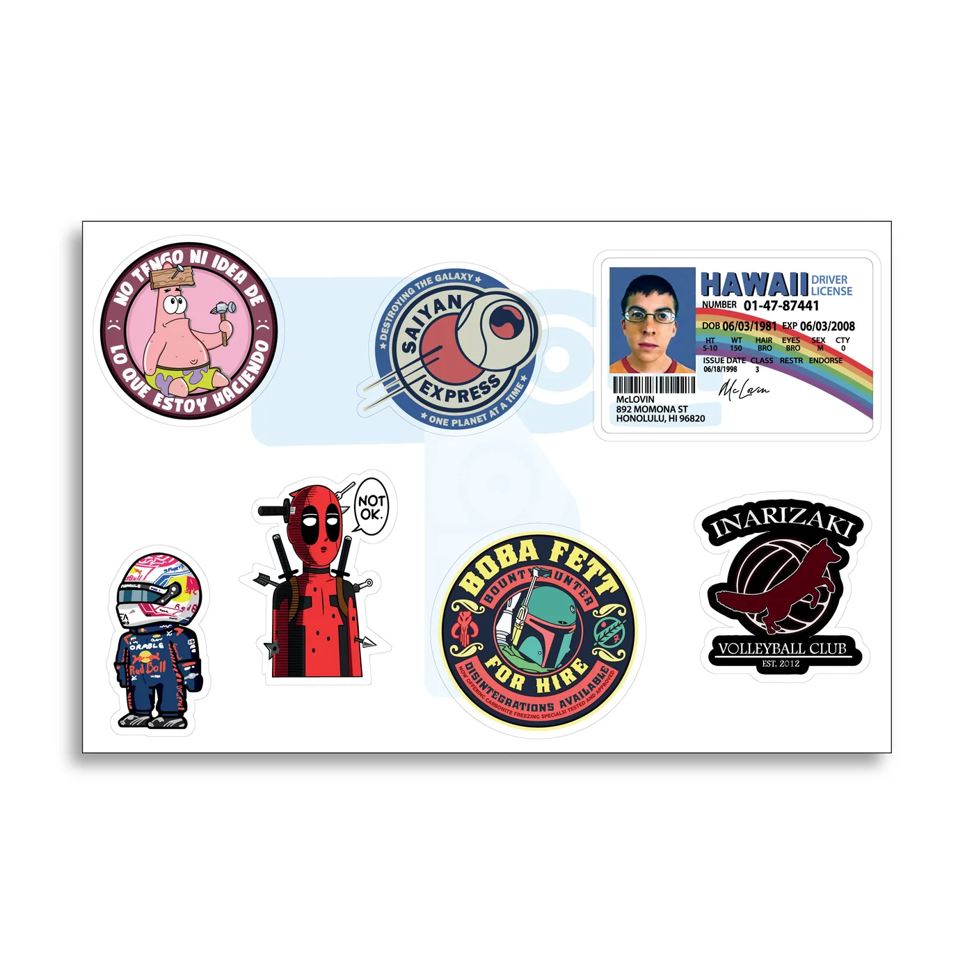 Pack de stickers Pack Stickers Variedad 3