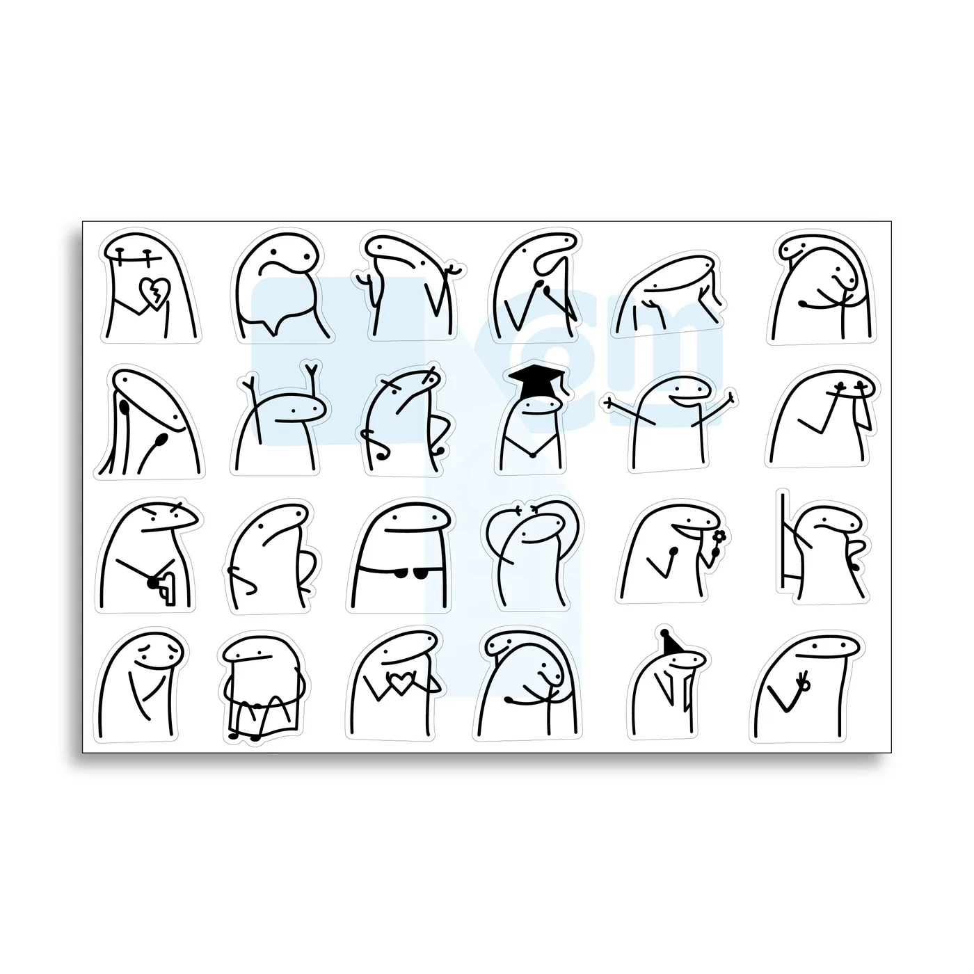 Pack de stickers Pack Stickers Flork 1