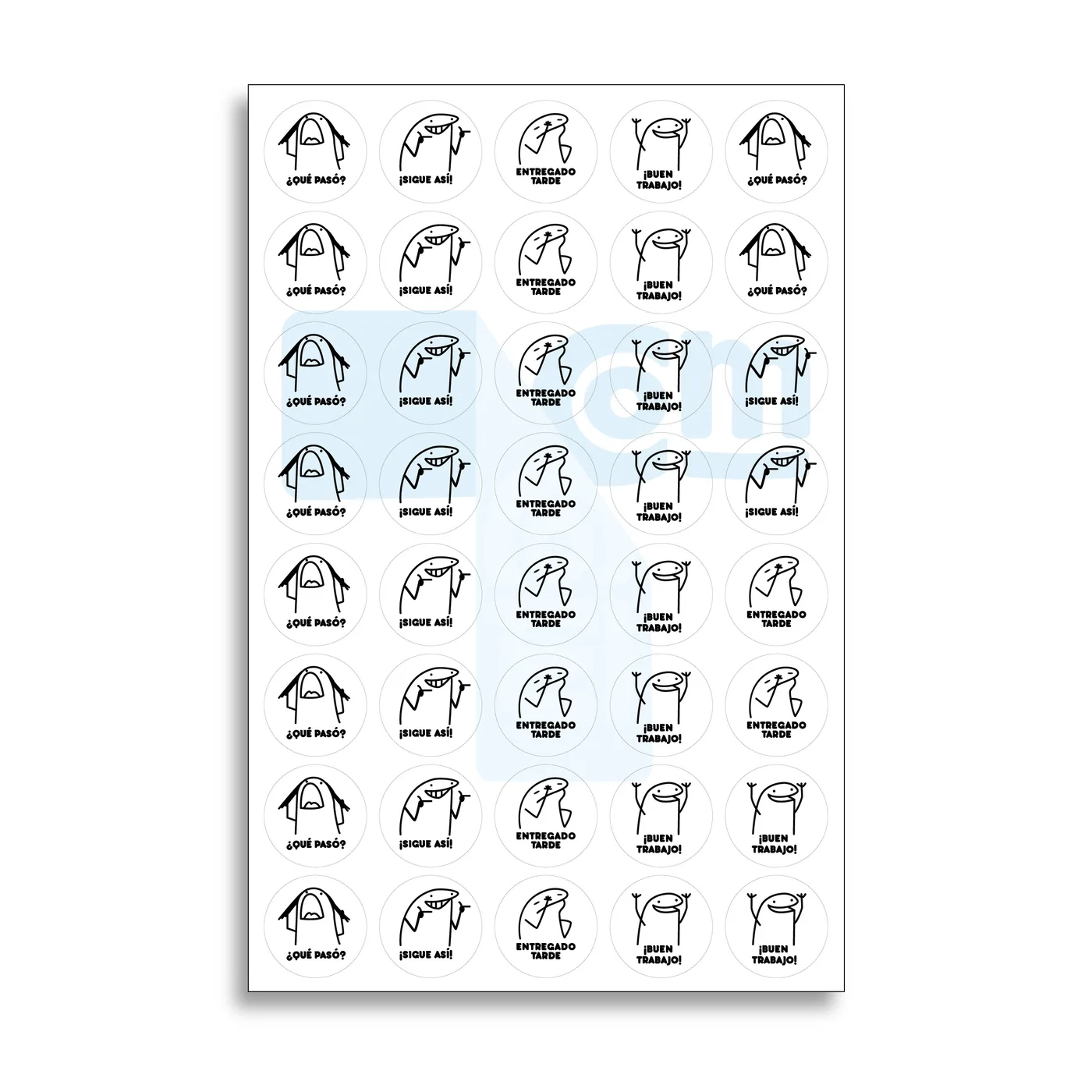 Pack de stickers Pack Stickers Flork 4