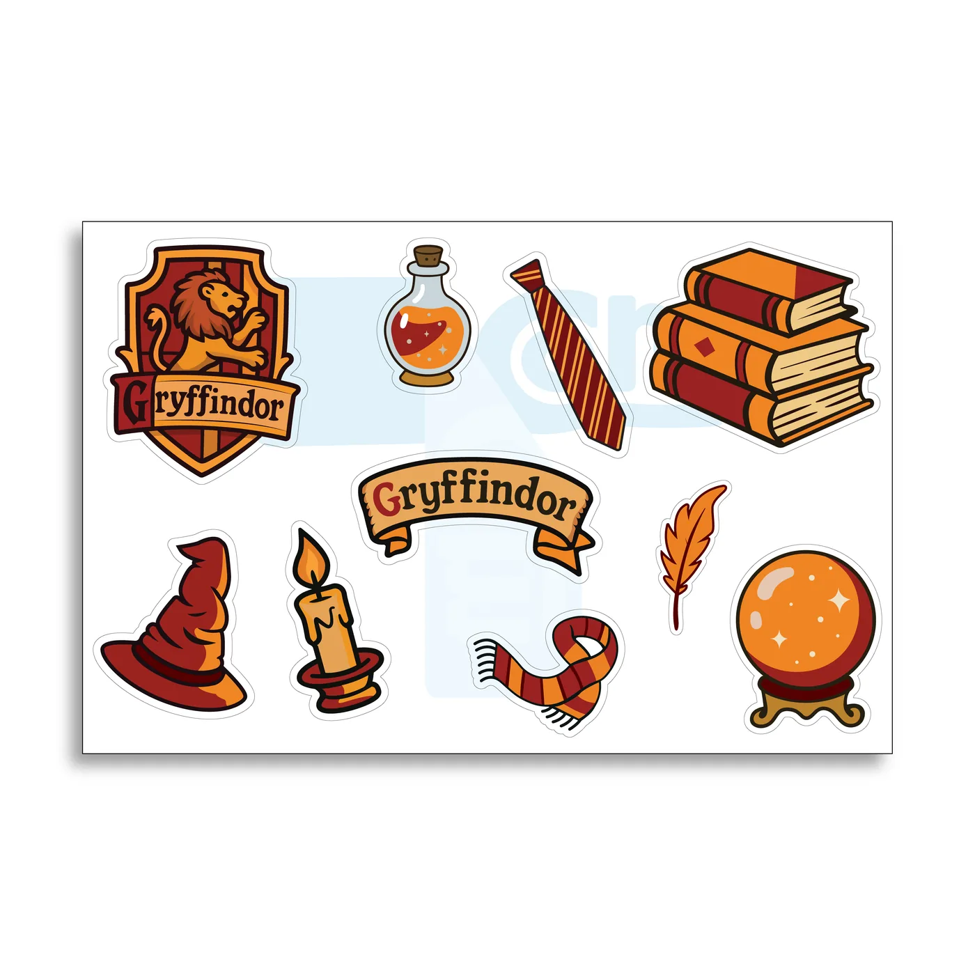 Pack de stickers Pack Stickers Gryffindor