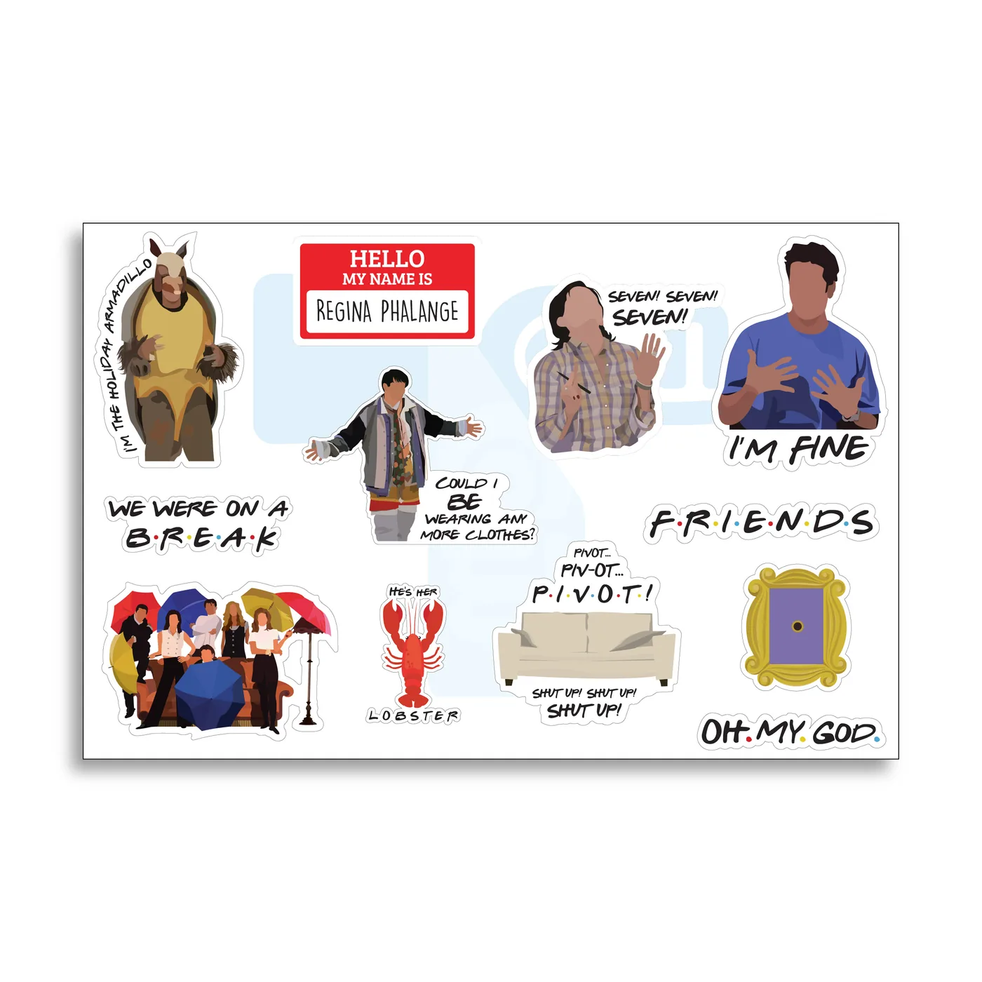 Pack de stickers Pack Stickers Friends 1